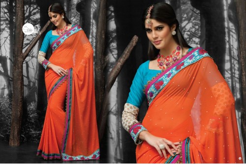 Georgette Saree
